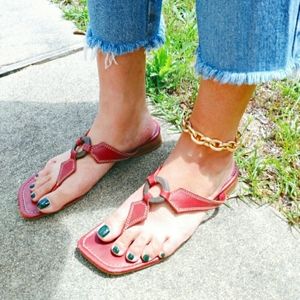 Details Leather Sandals